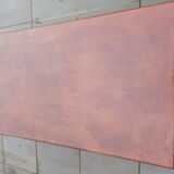 Vintage leather coffee table