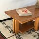 Solid elm coffee table from the 80s