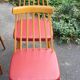 Set of 6 beech chairs from the 50s