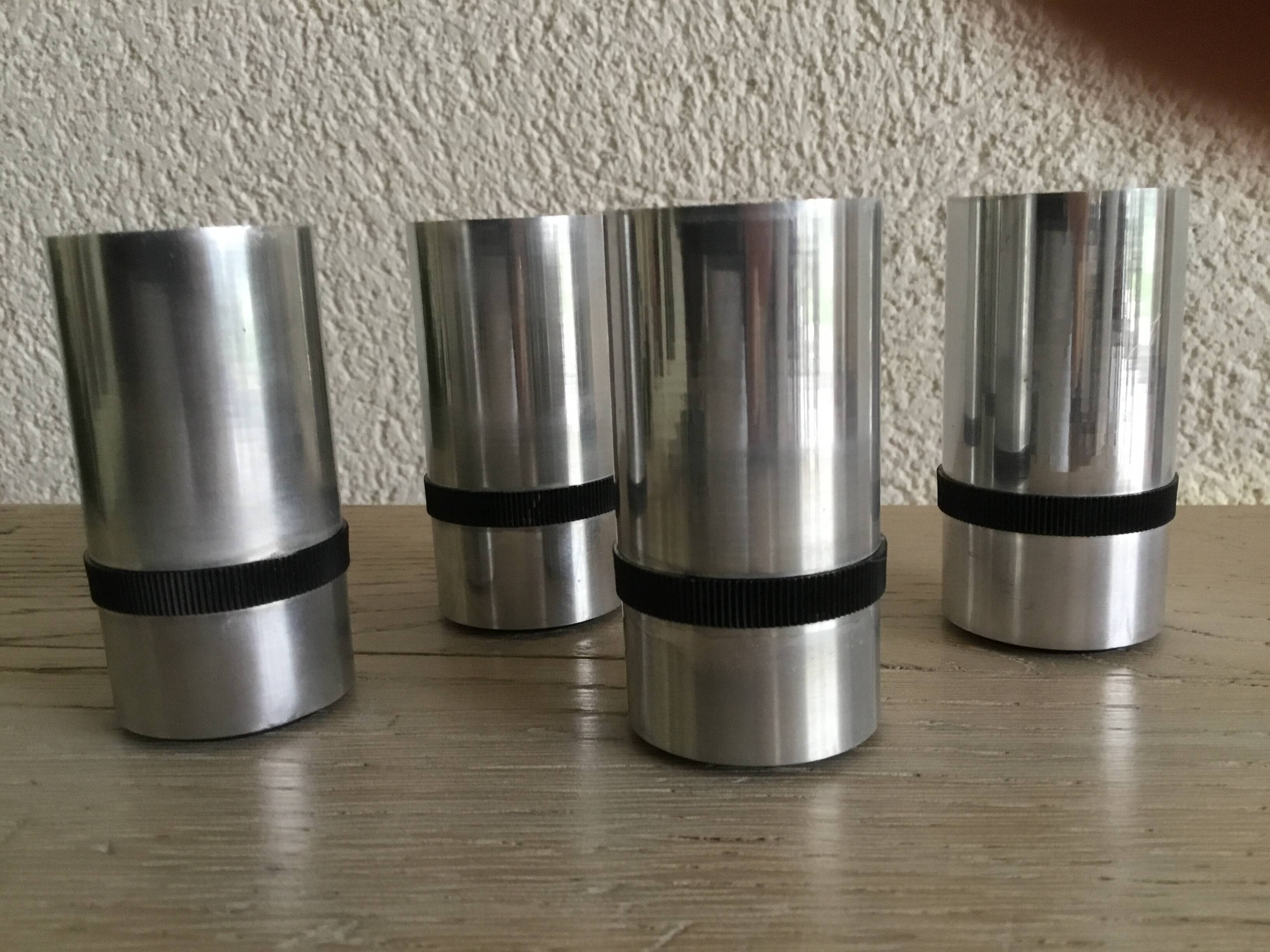 4 small glasses