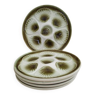 6 Oyster plates