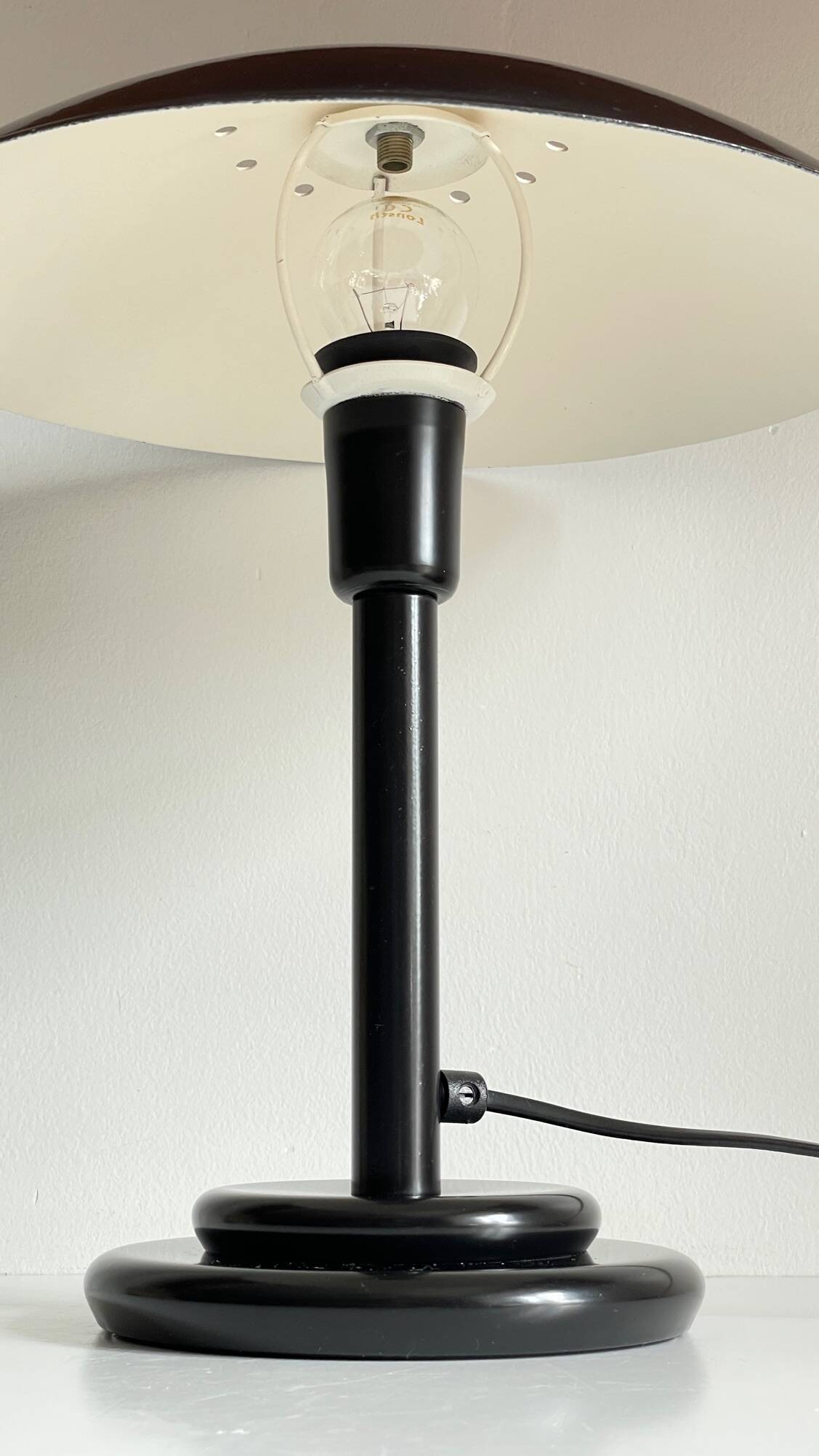 Vintage steel desk lamp by Aluminor