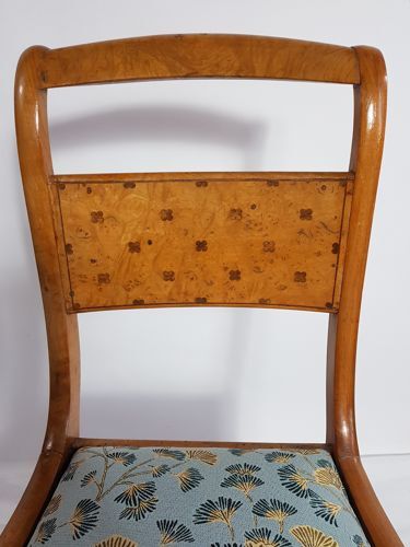 18th-century chair board and Biedermeier chair
