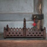 Vintage wooden basket, wooden fruit bowl, kitchen, nature, folk art
