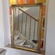 Large baroque style mirror, antique