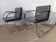 Paire de fauteuils cuir  BRNO, design de L. Mies Van Der Rohe