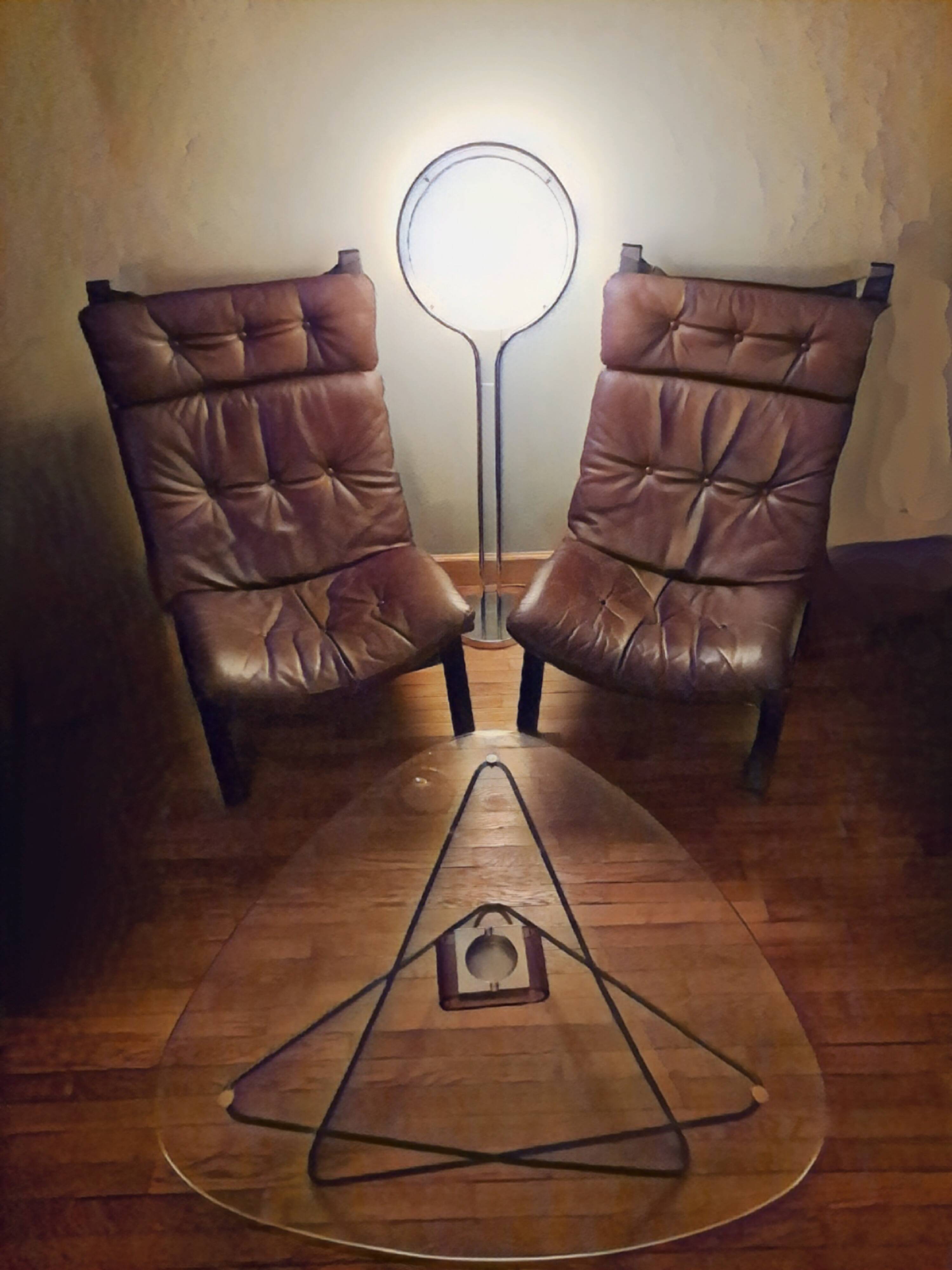 Paire de Lounge Chair Farstrup  1970