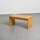 Solid pine bench, Les Arcs 1600, France
