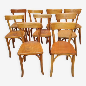 Lot 9 Baumann bistro chairs and Luterma bois bond