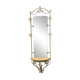 Vintage French Wall Console With Mirror, mid-century