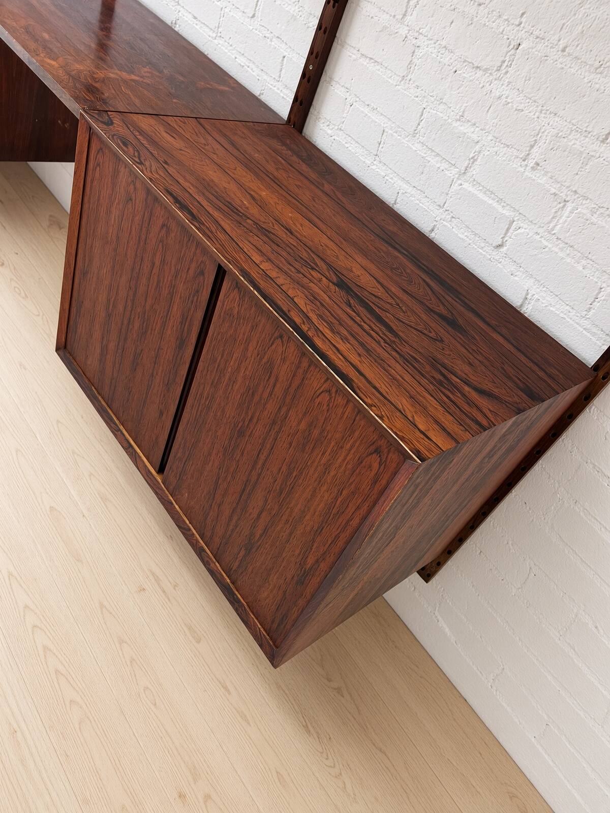 Rosewood Wall System by Poul Cadovius For Cado, 1960s.