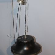 Black ceiling light by Sergio Mazza for Artemide, 1960s