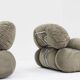 Vintage Adriano Piazzesi Okay armchairs 1970s Italy, set of 2