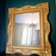 Large gilded wooden mirror