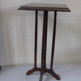 Table d'appoint  en bois vernis marron