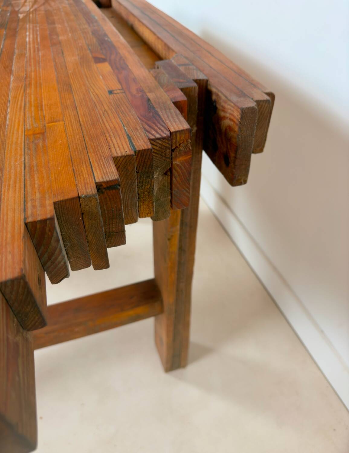 Designer desk, console table and matching stool