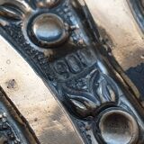 Miroir ottoman en argent massif