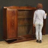 Italian showcase in wood from 20th century