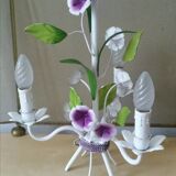 Lustre flowers painted sheet metal