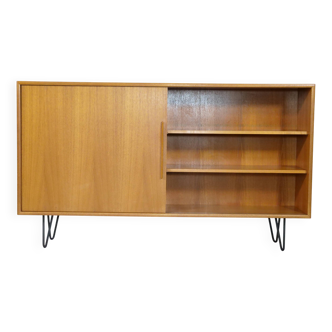 Buffet à portes coulissantes en teck de WK Möbel, années 1960