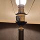 Brass and metal floor lamp
