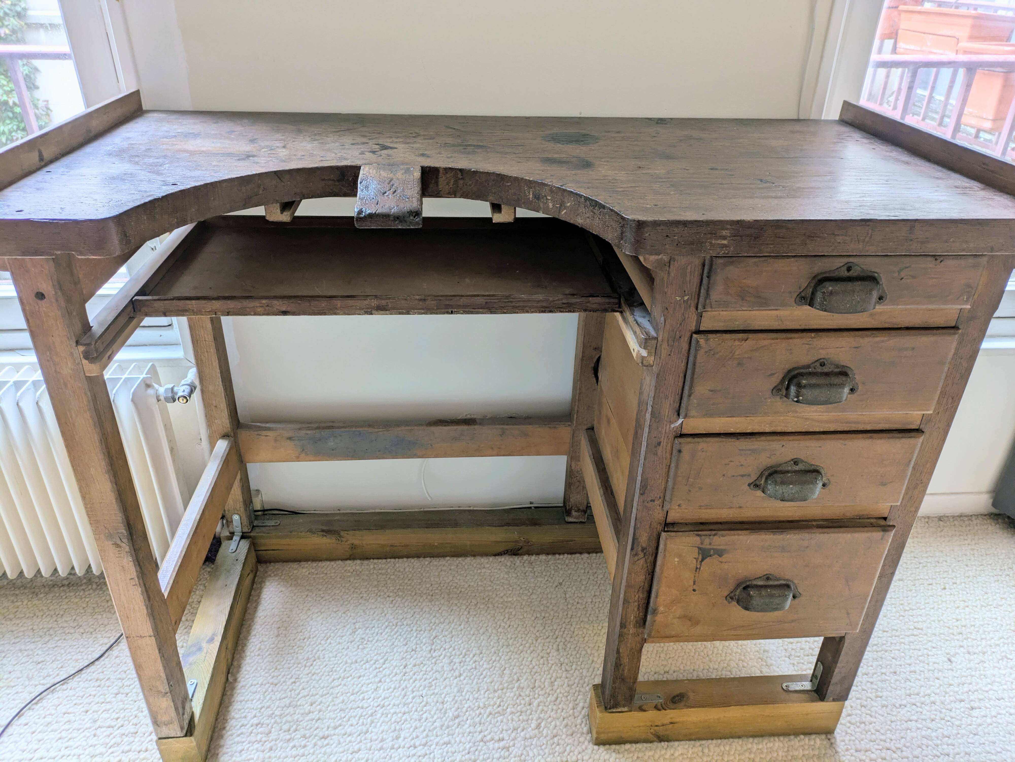 1940s jeweler's workbench