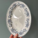 Oval dish 1900 “Réaumur” earthenware from Lunéville
