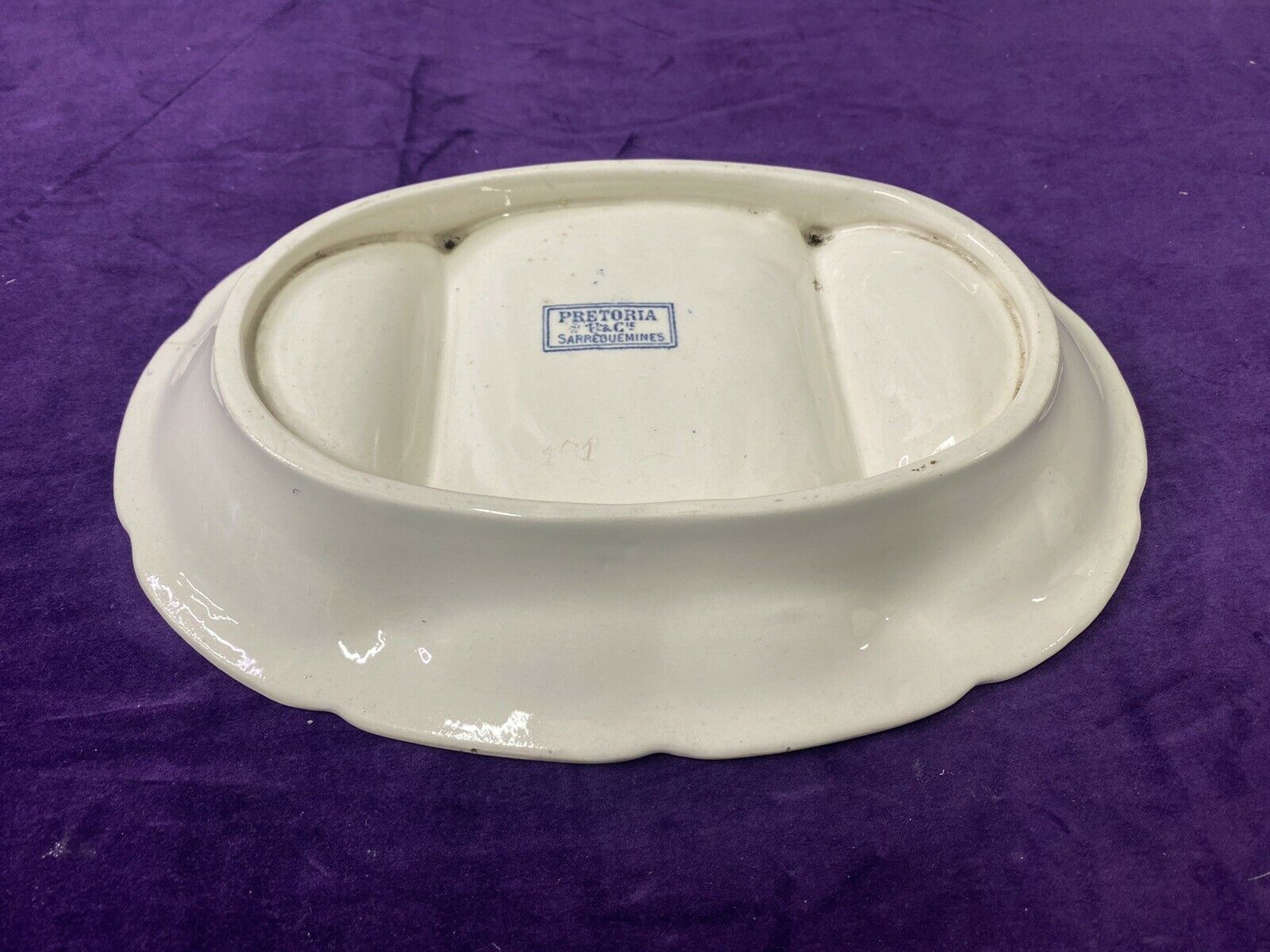 Compartment dish Sarreguemines Pretoria