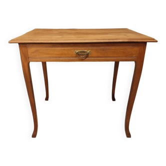 Antique oak table desk table with drawer 57 x 85 cm