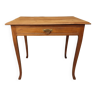 Table de bureau ancienne en chêne avec tiroir 57 x 85 cm