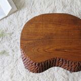 Massive wooden milking stool