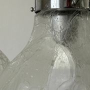 Cascade lamp with 3 glass and chrome shades by WILA, 1960s, Germany