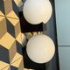 Pair of space age Amilux wall lights