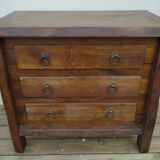 Brutalist Elm Chest of Drawers