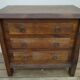 Commode en orme brutaliste