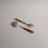 Horn serving cutlery