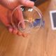 Daum France decorative bowl – Crystal paste – Blue flower – Brand