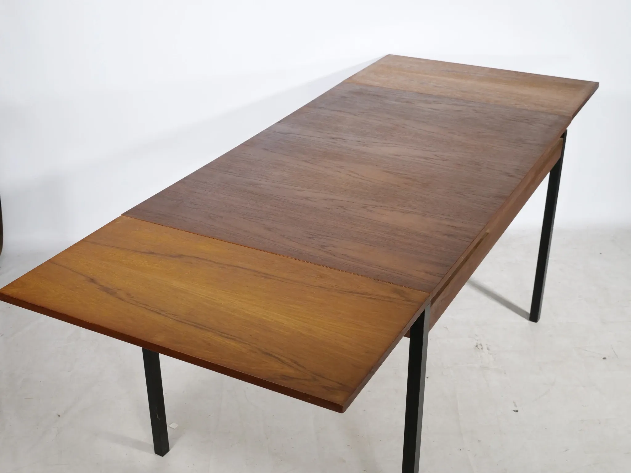 Mid Century Extendable Dining Table in Teak, 1960s