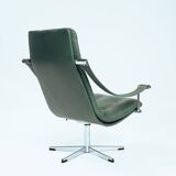 Fauteuil Pivotant Vert Forêt par Geoffrey Harcourt pour Artifort, 1959