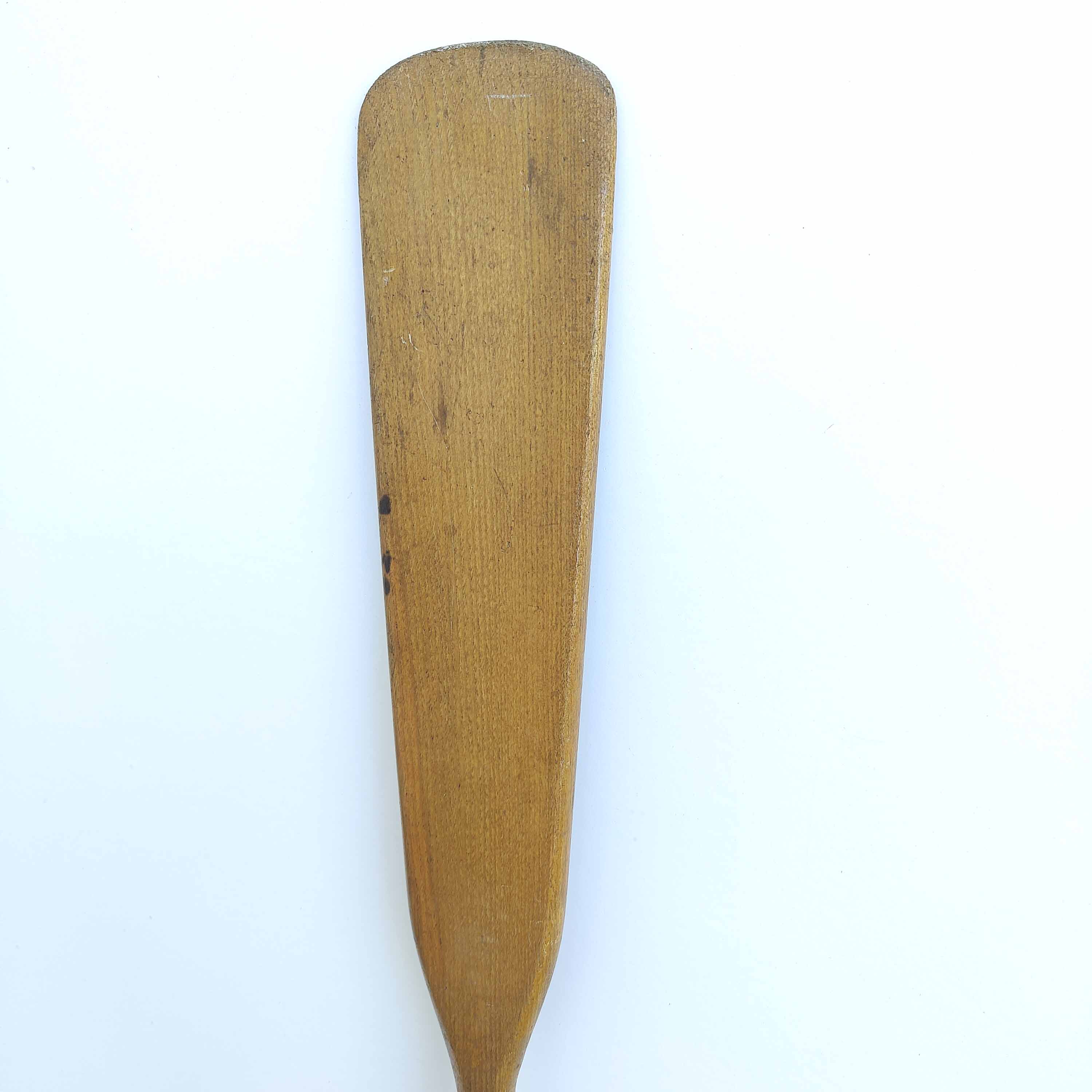Wooden boat paddle oar