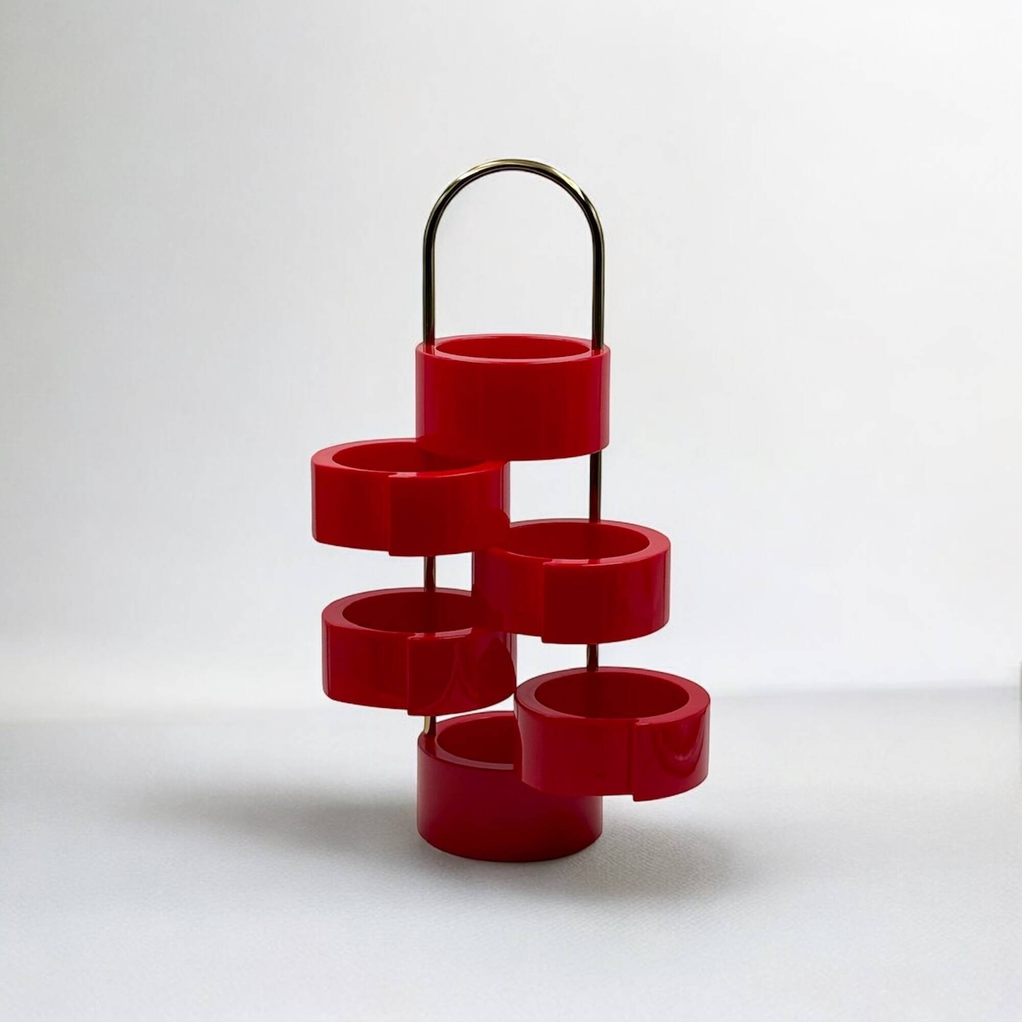 Mid Century Floor or Table Etagere by MB Italy, 1970s