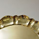 Swedish oval brass plate/tray by Lars Holmström, Arvika 1950s