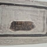 Massier Vallauris enamelled ceramic pocket emptier – polychrome floral decoration