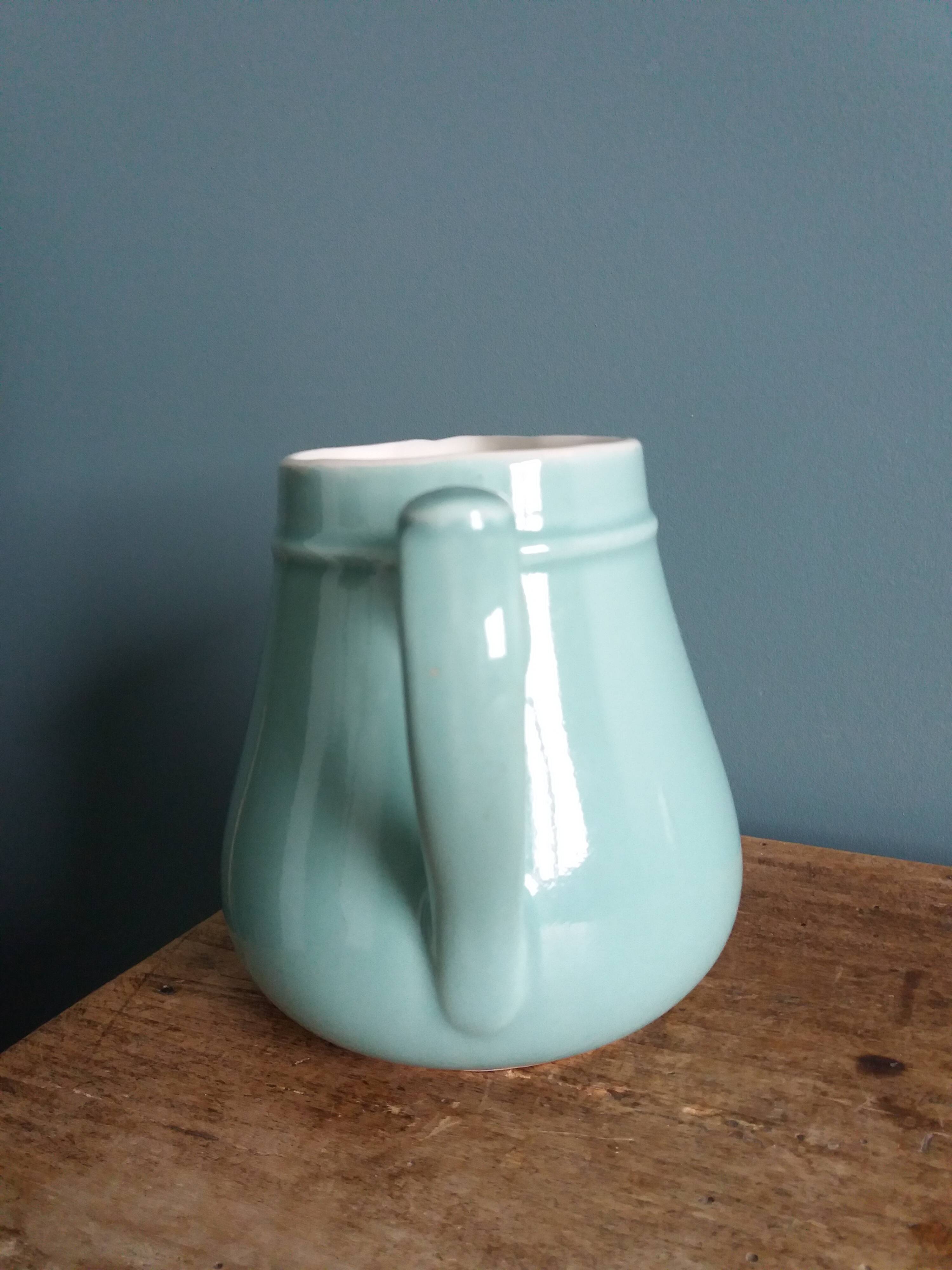 Saint Uze stoneware pitcher stamped Revol