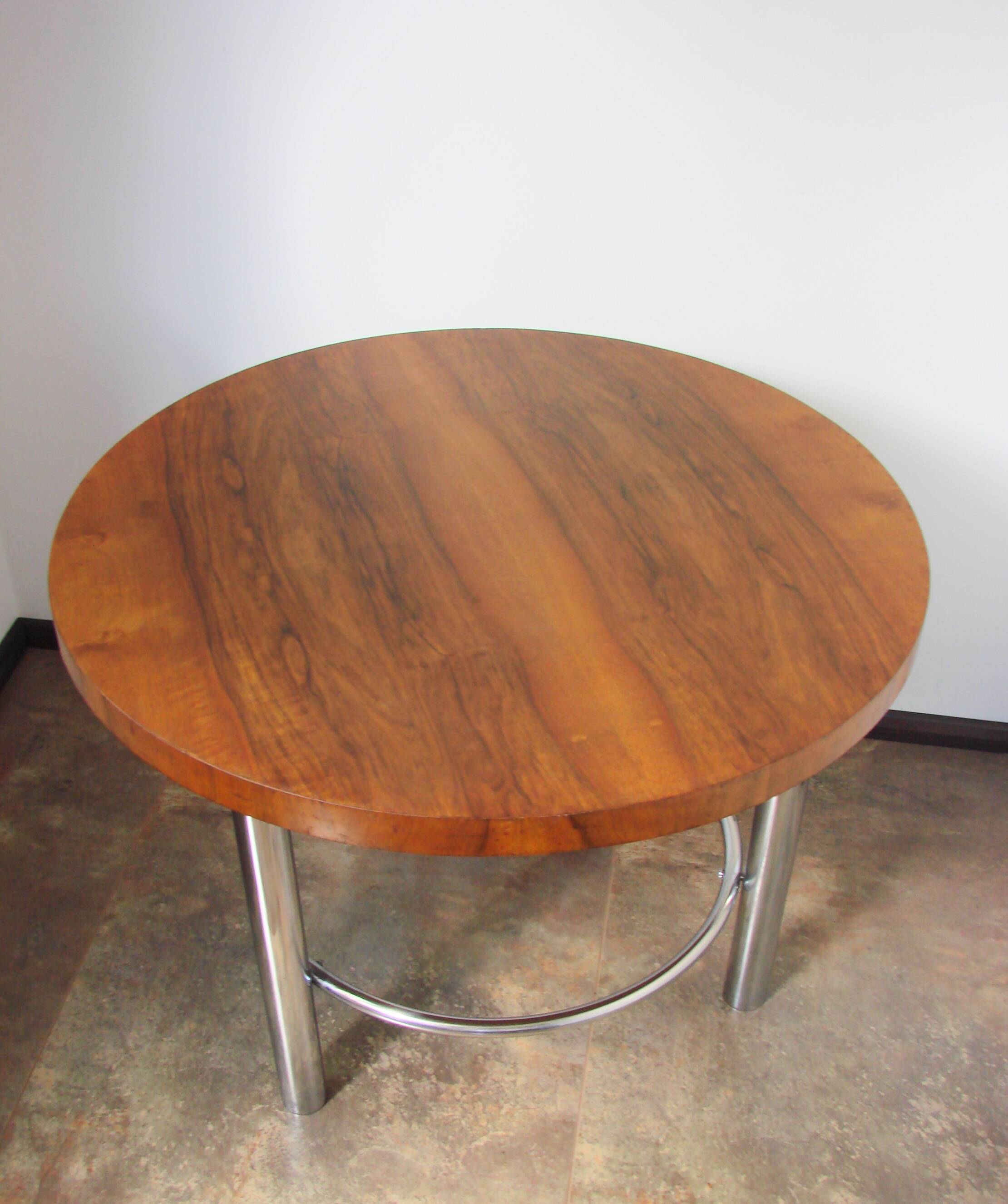 Table basse Bauhaus par Robert Slezák, années 1930