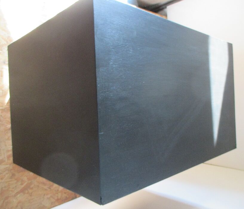 Dresser 3 drawers grey black rose