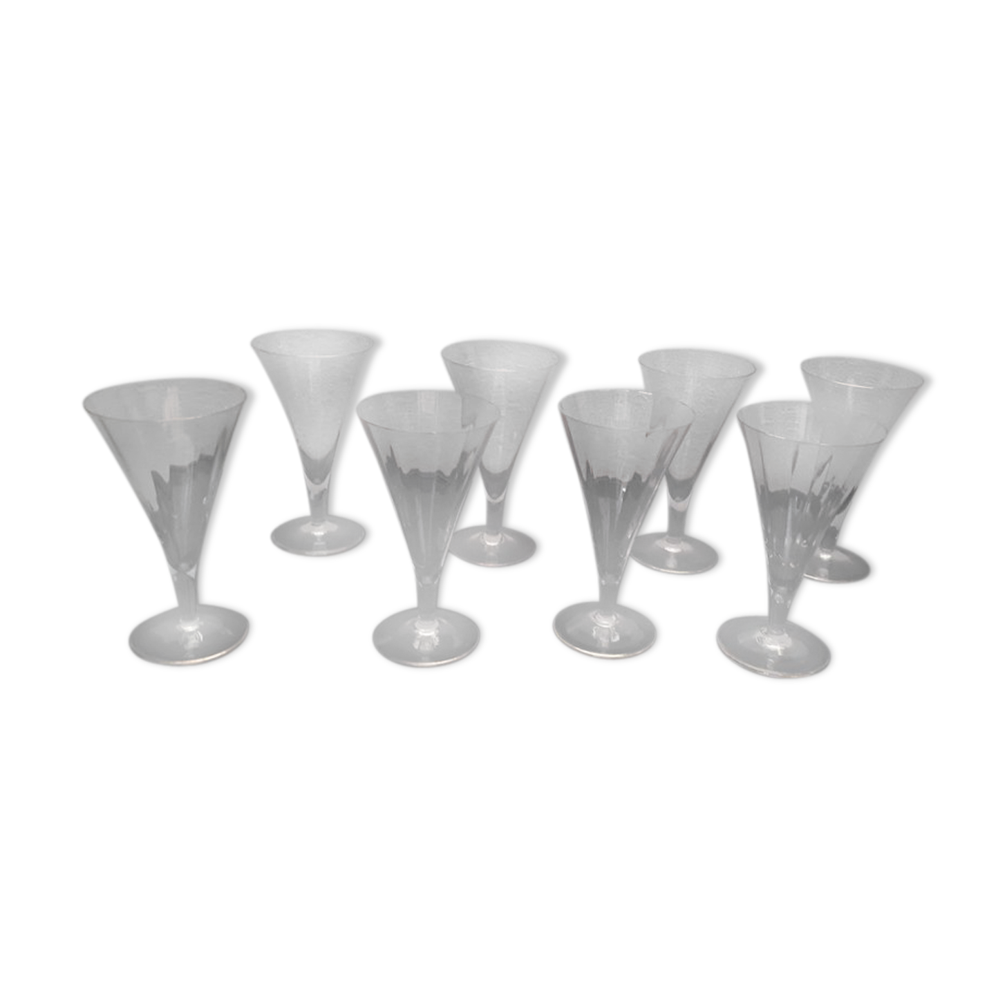 Verres champagne vintage Rogaska