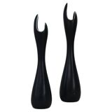 Mid-century modern ceramic vases "Caolina" by Gunnar Nylund Rörstrand, Sweden.