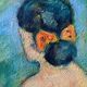 Large painting hst "baigneuses" marcelle guetta-fattal (1922-2009) fauvism