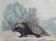 Original zoological plate "porcupine, bear, tapir" - Buffon 1838